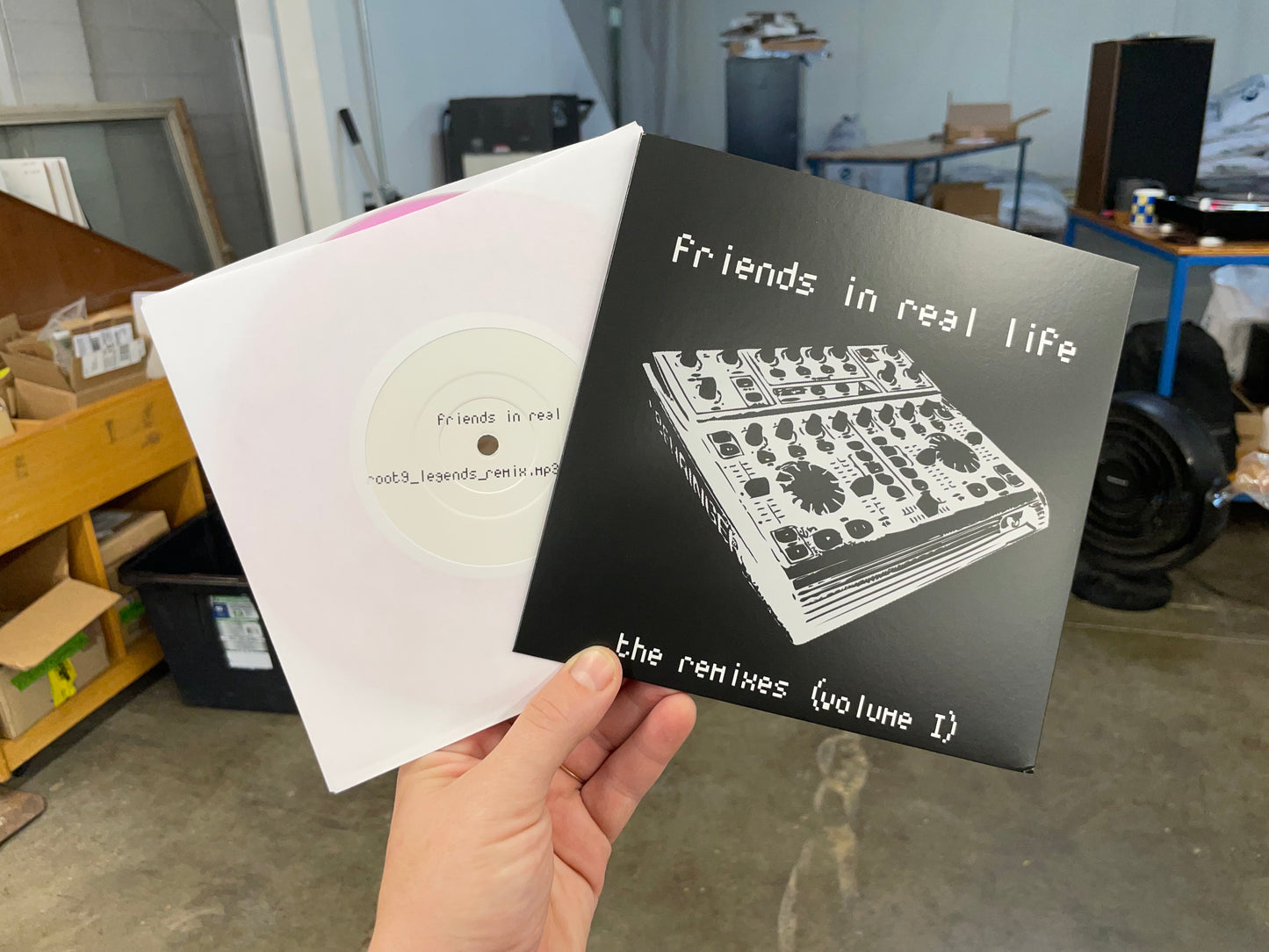7" Record: Friends In Real Life - The Remixes (Volume I)